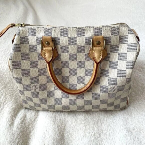 Louis Vuitton Speedy 25 Damier Azur Authentic Pre-Owned - Picture 11 of 12